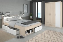 Jugendzimmer-Set >Most 72< Stauraumbett,...