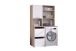 Mehrzweckschrank-Set >Laundry 5< in Jackson Eiche Dekor / Weiß