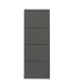 Schuhkipper >Bert< 4 Klappen, 8 paar Schuhe, in anthrazit, Metall - 51x137x16cm (BxHxT)