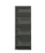 Schuhkipper >Bert< 4 Klappen, 8 paar Schuhe, in anthrazit, Metall - 51x137x16cm (BxHxT)