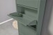 Schuhkipper >Bert< 5 Klappen, 10 paar Schuhe, in salbei, Metall - 51x170x16cm (BxHxT)