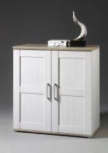 Kommode >Romance< 2 Türen, Sibiu Lärche / San Remo Hell - 93x99x45cm (BxHxT)