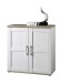 Kommode >Romance< 2 Türen, Sibiu Lärche / San Remo Hell - 93x99x45cm (BxHxT)