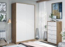 Schlafzimmer-Set >GARONA< (2-teilig) Schrank +...