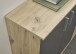 Sideboard >BC 1040< 2 Türen, 4 Schubladen, viking oak Dekor / grau - 120x83x35cm (BxHxT)