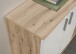 Kommode >BC 1040< 2 Türen, 2 Schubladen, eiche rustica Dekor / weiß - 80x84x35cm (BxHxT)