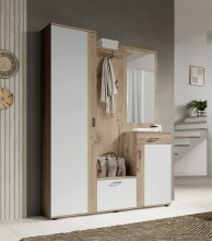 Kompaktgarderobe >Jens< in Viking Oak Dekor /...