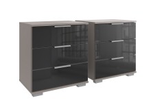 Nachtkommode >Easy Plus< (2er-Set) je 3...