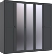 Drehtürenschrank >Chalet< 5 Türen, 3...