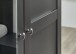 Drehtürenschrank >Chalet< 4 Türen, 2 Böden, 2 Stangen, Graphit - 180x210x58cm (BxHxT)