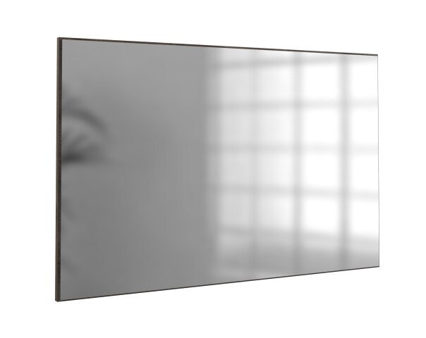 Wandspiegel >Chalet< Grundplatte Graphit mit Spiegel - 58x106x2cm (BxHxT)