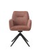 Armlehnstuhl >ROXANA< drehbar, Wipp-Relax-Funktion Rosa, Stoff-Brego - 57,5x88x62cm (BxHxT)