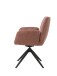 Armlehnstuhl >ROXANA< drehbar, Wipp-Relax-Funktion Rosa, Stoff-Brego - 57,5x88x62cm (BxHxT)