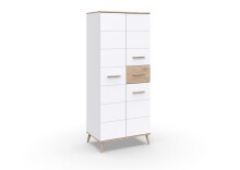 Drehtürenschrank >Fehmarn< 2 Stangen, 2...