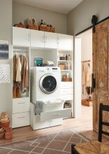 Schrankaufsatz >MRK Multiraumkonzept< in WEISS - 40x40x68cm (BxHxT)