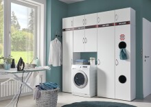 Schrankaufsatz >MRK Multiraumkonzept< in WEISS - 45x40x68cm (BxHxT)