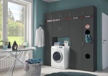 Schrankaufsatz >MRK Multiraumkonzept< in GRAPHIT - 70x40x68cm (BxHxT)