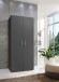 Mehrzweckschrank >MRK Multiraumkonzept< 1 Boden, 1 Stange, in GRAPHIT - 80x185x68cm (BxHxT)