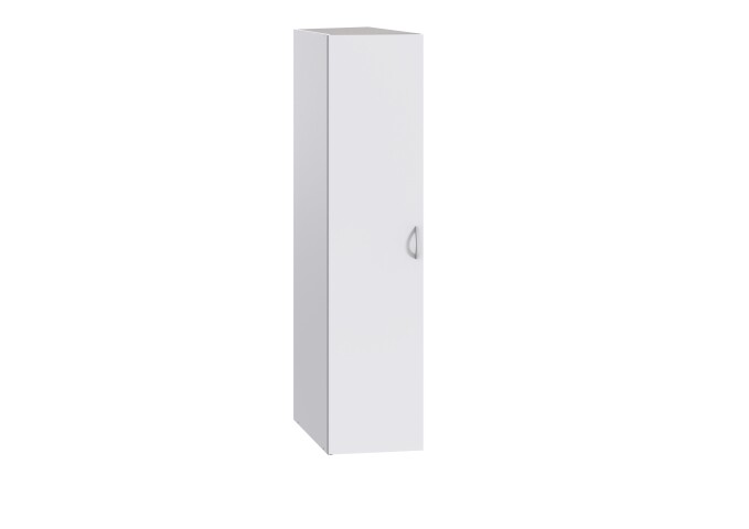 Eckschrank >MRK Multiraumkonzept< in WEISS - 40x185x54cm (BxHxT)