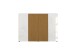 Schuhkommode >Lady< 10 Böden,  weiss hochglanz / Eiche Dekor  - 160x115x34 (BxHxT)