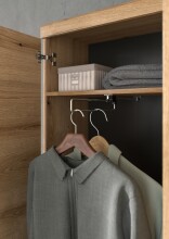 Garderoben-Set >Scout< (6-teilig) in Evoke Eiche Dekor - 272x197x40cm (BxHxT)