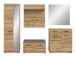 Garderoben-Set >Scout< (6-teilig) in Evoke Eiche Dekor - 272x197x40cm (BxHxT)