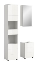 Badezimmer-Set >Vira< (3-teilig) in weiß /...