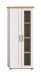 Vitrine >Verona< 2 Türen, re./ li. montierbar, Sibiu Lärche Dekor - 64x161x37cm (BxHxT)