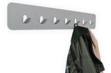 Garderobenleiste >Tilly 3< 7 Haken, in grau, Metall...