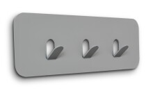 Garderobenleiste >Tilly 1< 3 Haken, in grau, Metall...
