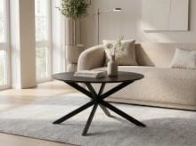 Couchtisch >Paul< runde Form, in Esche Dekor...