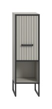 Hochkommode >Bagno< 1 Tür, 3 Fächer, in kaschmir Dekor - 30x101x32cm (BxHxT)