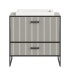 Waschtisch-Set >Bagno< mit Waschbecken, in kaschmir - 80x84x48cm (BxHxT)