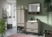 Waschtisch-Set >Bagno< mit Waschbecken, in kaschmir - 80x84x48cm (BxHxT)