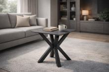 Couchtisch >Janin< in grau, schwarz, Keramik,...