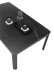 Couchtisch >Lenni< in schwarz, Keramik, Metall - 120x45x70cm (BxHxT)
