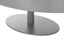 Couchtisch >Sinisa< in weiß, anthrazit, Keramik, Metall - 110x42x70cm (BxHxT)