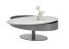 Couchtisch >Sinisa< in weiß, anthrazit, Keramik, Metall - 110x42x70cm (BxHxT)