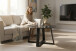 Couchtisch >Tanea< in schwarz, Keramik, Metall - 45x80cm (HxD)