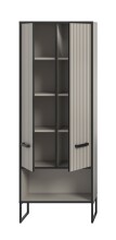 Hochschrank >Bagno< 9 Fächer, 2 Türen, in kaschmir Dekor - 59x159x32cm (BxHxT)