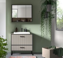 Badezimmer-Set >Bagno< (2-teilig) inkl....