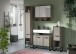 Badezimmer-Set >Bagno< (4-teilig) in kaschmir Dekor - 170x192x36cm (BxHxT)