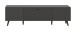 Lowboard >Linea< 2 Türen, 1 Klappe, in grau - 185x55x40cm (BxHxT)