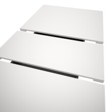 Kulissen-Esstisch >Motion< ausziehbar 190cm, in Weiß - 150/190x76x90cm (BxHxT)
