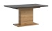 Kulissen-Esstisch >Motion< ausziehbar 190cm, Grau / Artisan Eiche Dekor - 150/190x76x90cm (BxHxT)
