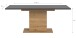 Kulissen-Esstisch >Motion< ausziehbar 190cm, Grau / Artisan Eiche Dekor - 150/190x76x90cm (BxHxT)