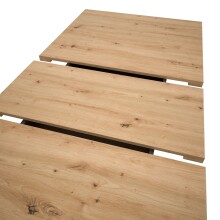 Kulissen-Esstisch >Motion< ausziehbar 190cm, Grau / Artisan Eiche Dekor - 150/190x76x90cm (BxHxT)