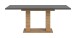 Kulissen-Esstisch >Motion< ausziehbar 190cm, Grau / Artisan Eiche Dekor - 150/190x76x90cm (BxHxT)