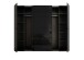 Dreh-/Schwebetürenschrank >Mufo< 10 Böden, 2 Stangen, Graphit / Grauglas - 267x225,5x60,8 (BxHxT)