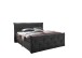 Boxspringbett >Villano< Liegefläche 180x200cm, in Anthrazit - 231x203x114 (LxBxH)